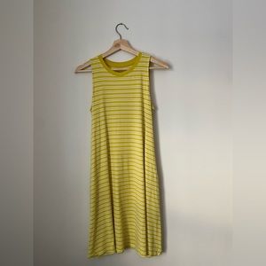 Time and Tru yellow dress striped